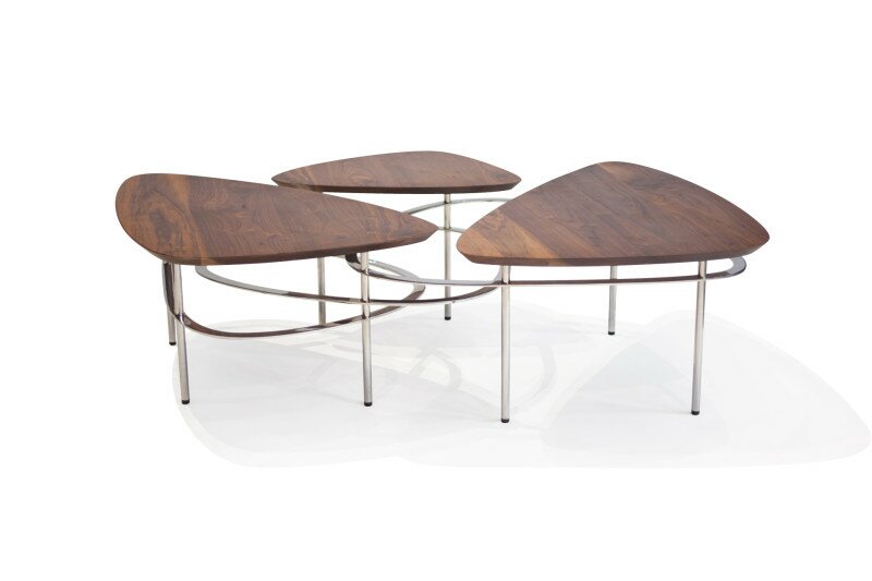 Lounge 22 Los Angeles Ripple Table Mid Century Modern Design Innovative Streamline Office Furniture